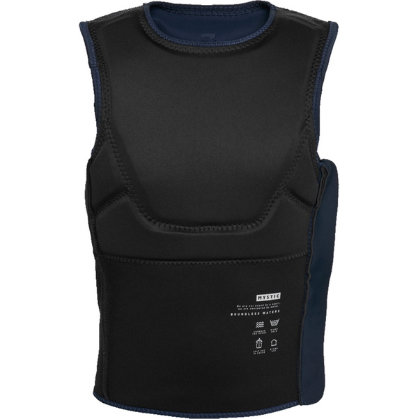 2026 Mystic Da Uomo Solace Gilet Protettivo Con Cerniera Laterale 35005.240235 - Navy